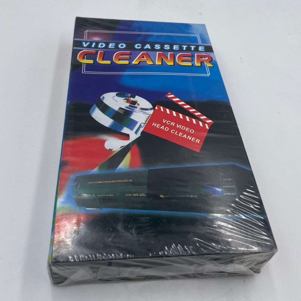 video cassette cleaner new factory sealed